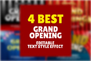 Grand opening text style Effect, an Action Add-On by Asta Desain (Thumbnail 1 of 2)