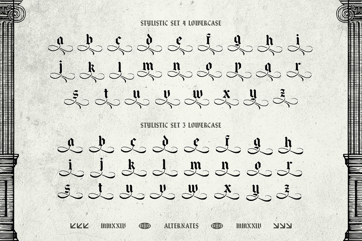 Black male Typeface, a Blackletter Font by alit design (Photo 14 of 17)