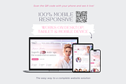 Beauty Website Template Canva Site, a Landing Page Template by vectorocean (Thumbnail 4 of 11)