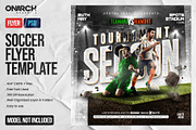 5 Soccer Flyer Template, a Flyer Template by OnurDemircan (Thumbnail 6 of 6)