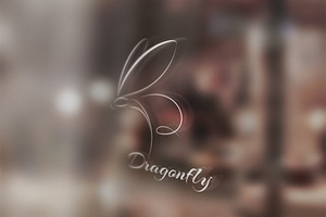 Dragonfly. Logo Template