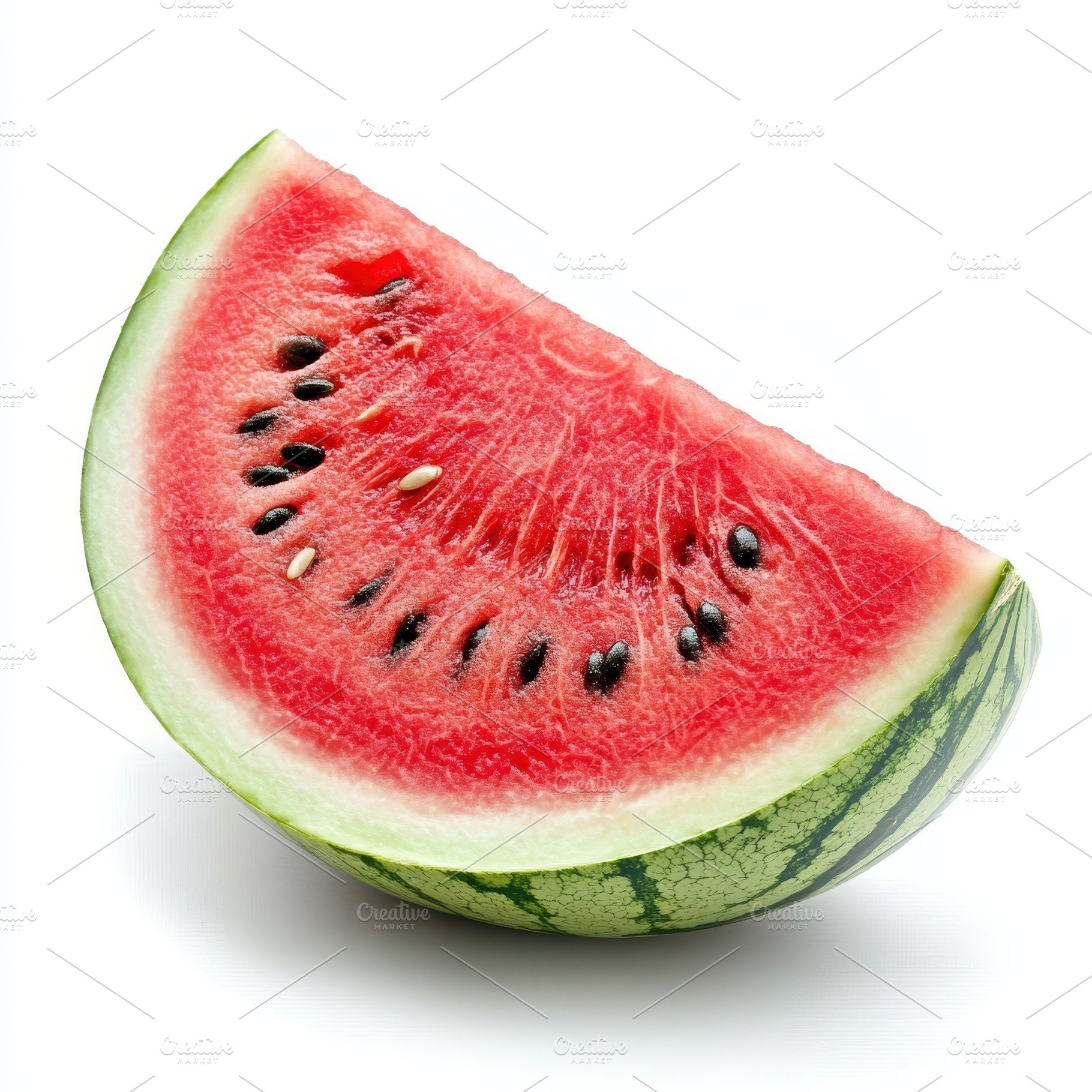 Juicy Watermelon Slice Summer Fruit, a Food & Drink Photo by Pixeness Studio