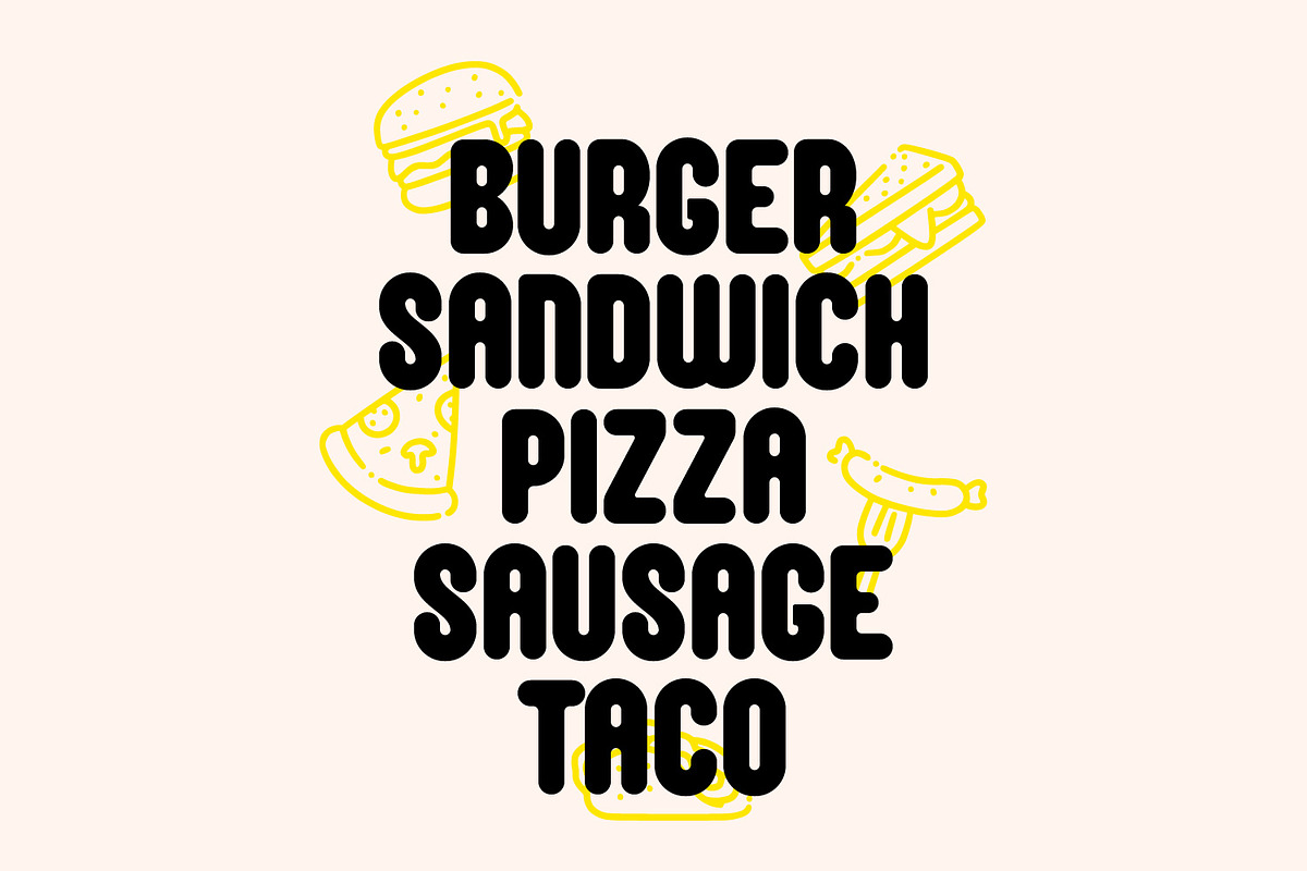 Monom - Retro Playfull Font, a Sans Serif Font by Dikas Studio (Photo 2 of 10)