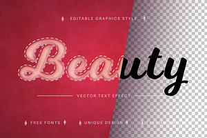 Beauty - Editable Text Effect