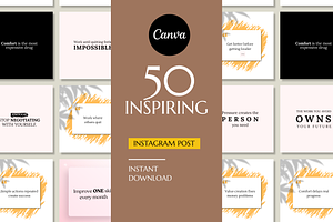 50 INSPIRING INSTAGRAM TEMPLATE