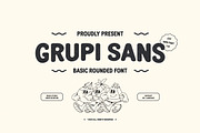Grupi Sans - Basic Rounded Font, a Sans Serif Font by Dikas Studio (Thumbnail 1 of 6)
