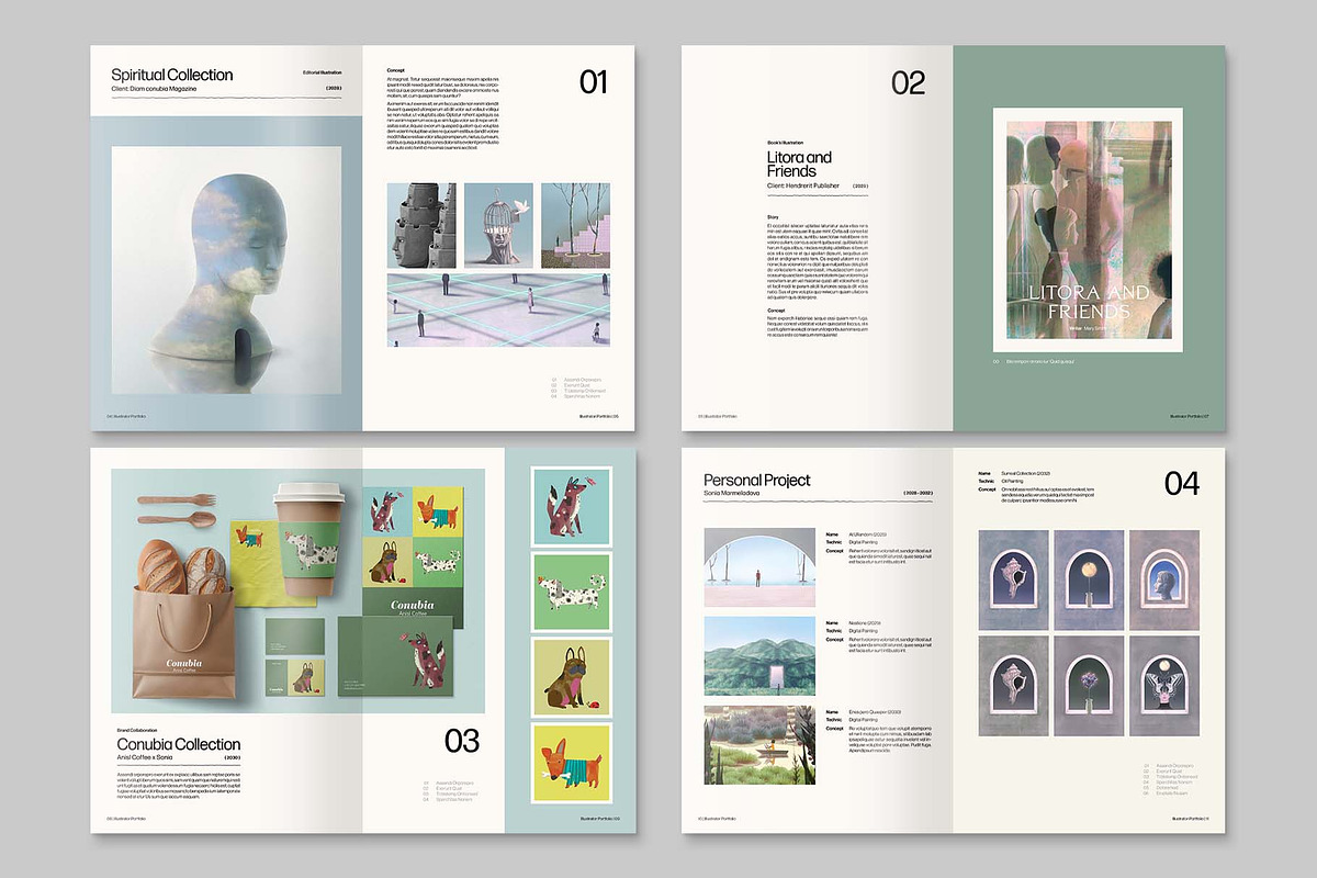 Portfolio Template, a Brochure Template by BrandPacks (Photo 3 of 5)