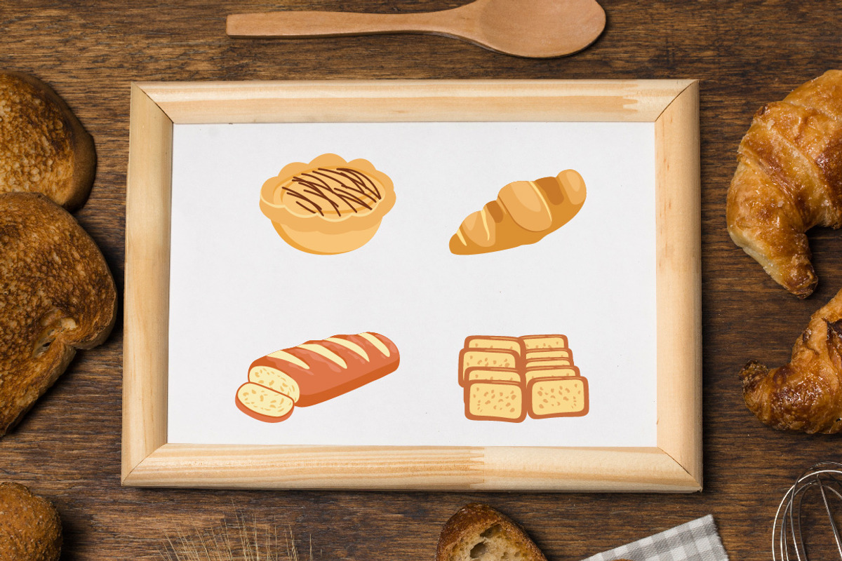 12 Sweet Treats & Artisan Breads, a Food Illustration by jongcreative (Photo 3 of 4)