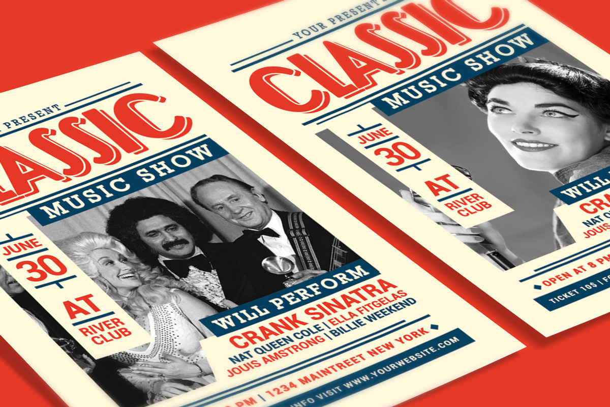 Classic Music Show, a Flyer Template by Muhamad Iqbal hidayat (Photo 4 of 4)