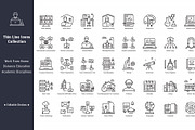 Work From Home, Distance Education, an Outline Icon by Nuburu (Thumbnail 2 of 4)