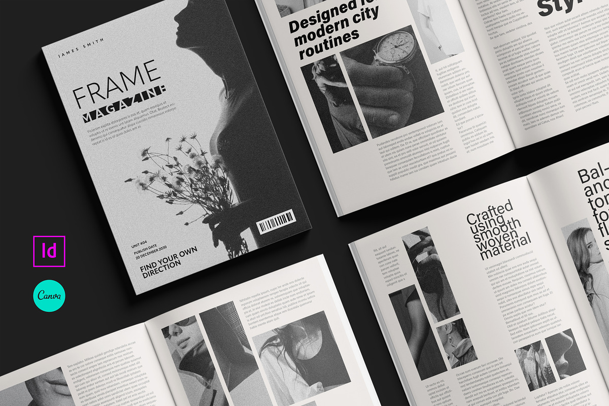 Elegant Fashion Magazine Layout, a Magazine Template by Artisan Vibes (Photo 1 of 7)