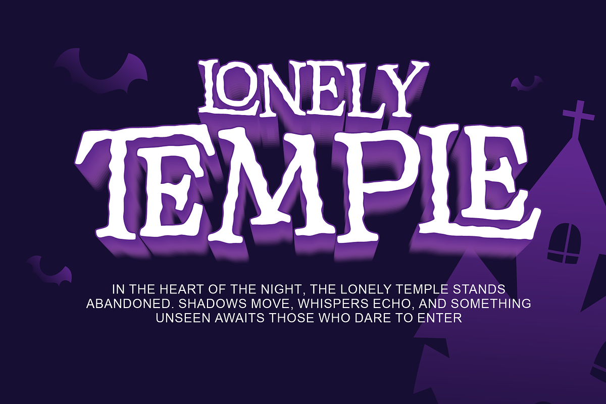 Krull Morgh - Spooky Halloween Typef, a Serif Font by MaikoHatta (Photo 7 of 7)