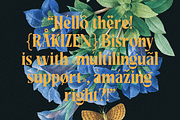 Rakizen Bisrony — Modern & Classic, a Serif Font by Enxyclo Studio (Thumbnail 22 of 23)