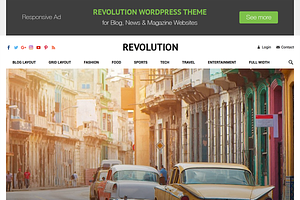 Revolution - Creative Magazine Theme
