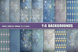 Christmas night scrapbook background
