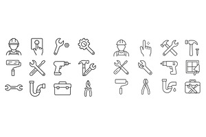 Collection of construction and, an Illustration by ZinetroN