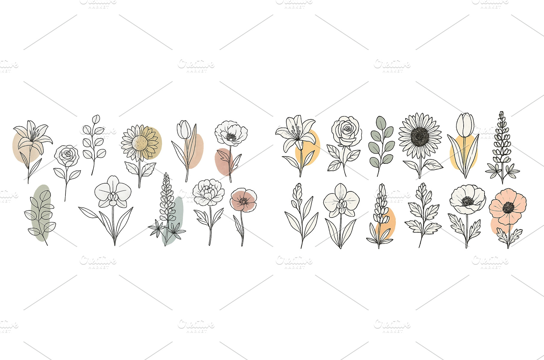 Floral illustrations showcasing, an Arts & Entertainment Photo by ZinetroN
