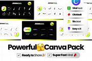 Arrows Pack Canva Templates, a Social Media Template by Virall (Thumbnail 3 of 10)