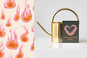 FIREPLACE: clipart, patterns, card, an Object Illustration by Elliko shop (Thumbnail 3 of 6)