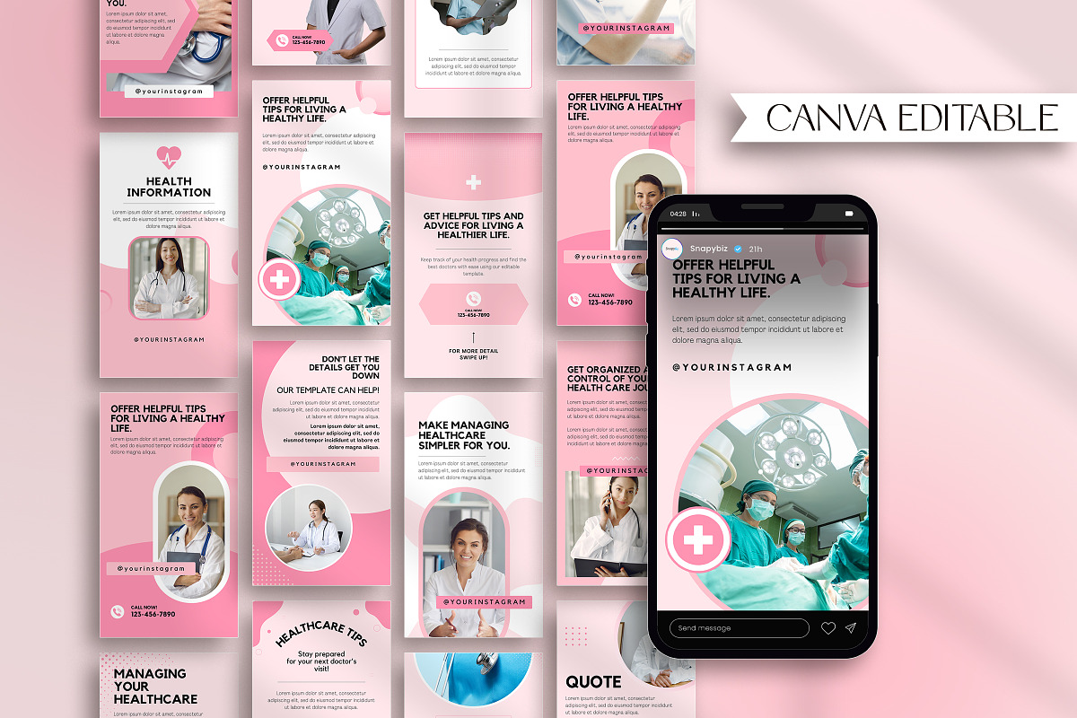 Healthcare Instagram Story Template preview 6