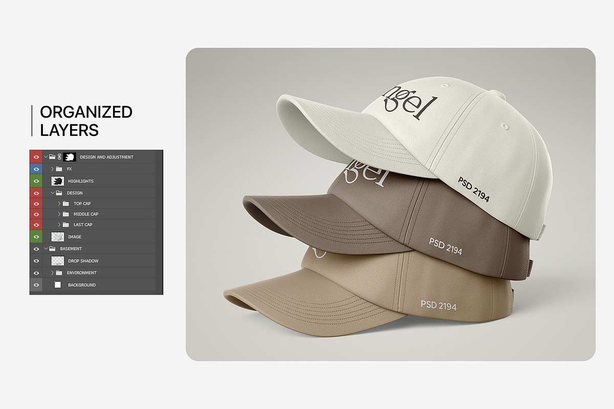 Dad Hat Mockup for Apparel Branding, a Hat Mockup by RamStudio2 (Photo 12 of 15)