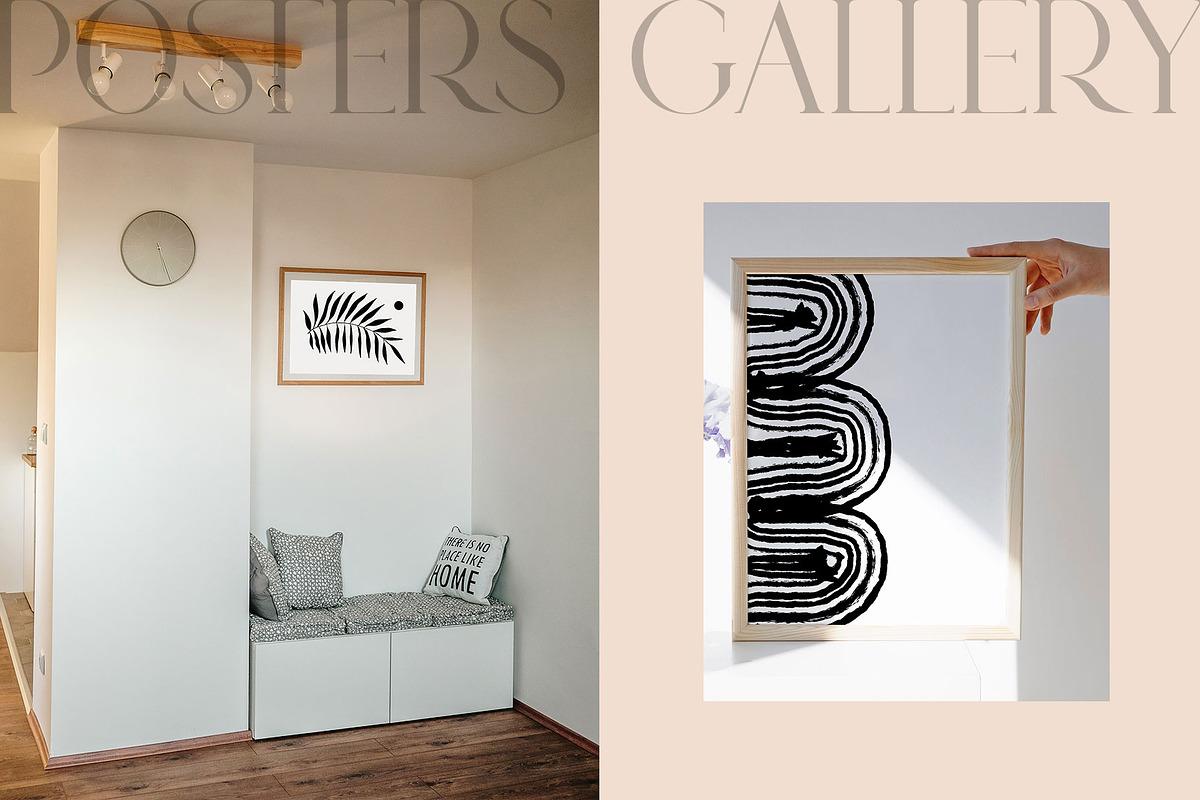 ABSTRACT MODERN POSTERS GALLERY, a Decorative Illustration by Yuliia Lashevska (Photo 13 of 13)