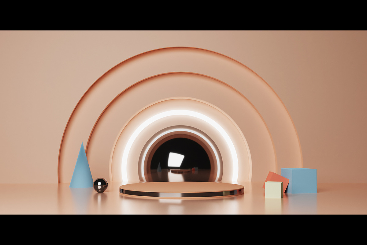 3d Podium Product Display Mockup, an Object Illustration by Mockmenot (Photo 5 of 5)