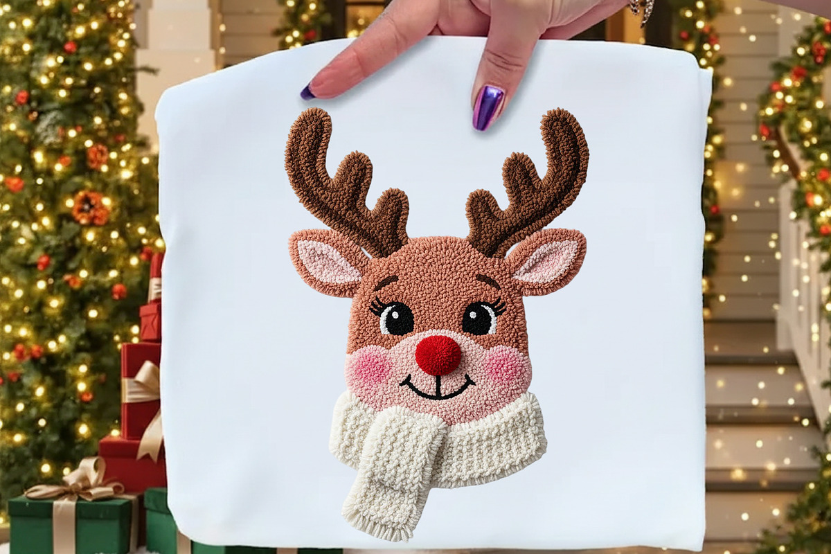 Yarn Crochet Reindeer  Png, an Illustration by Craft Nest (Photo 1 of 5)