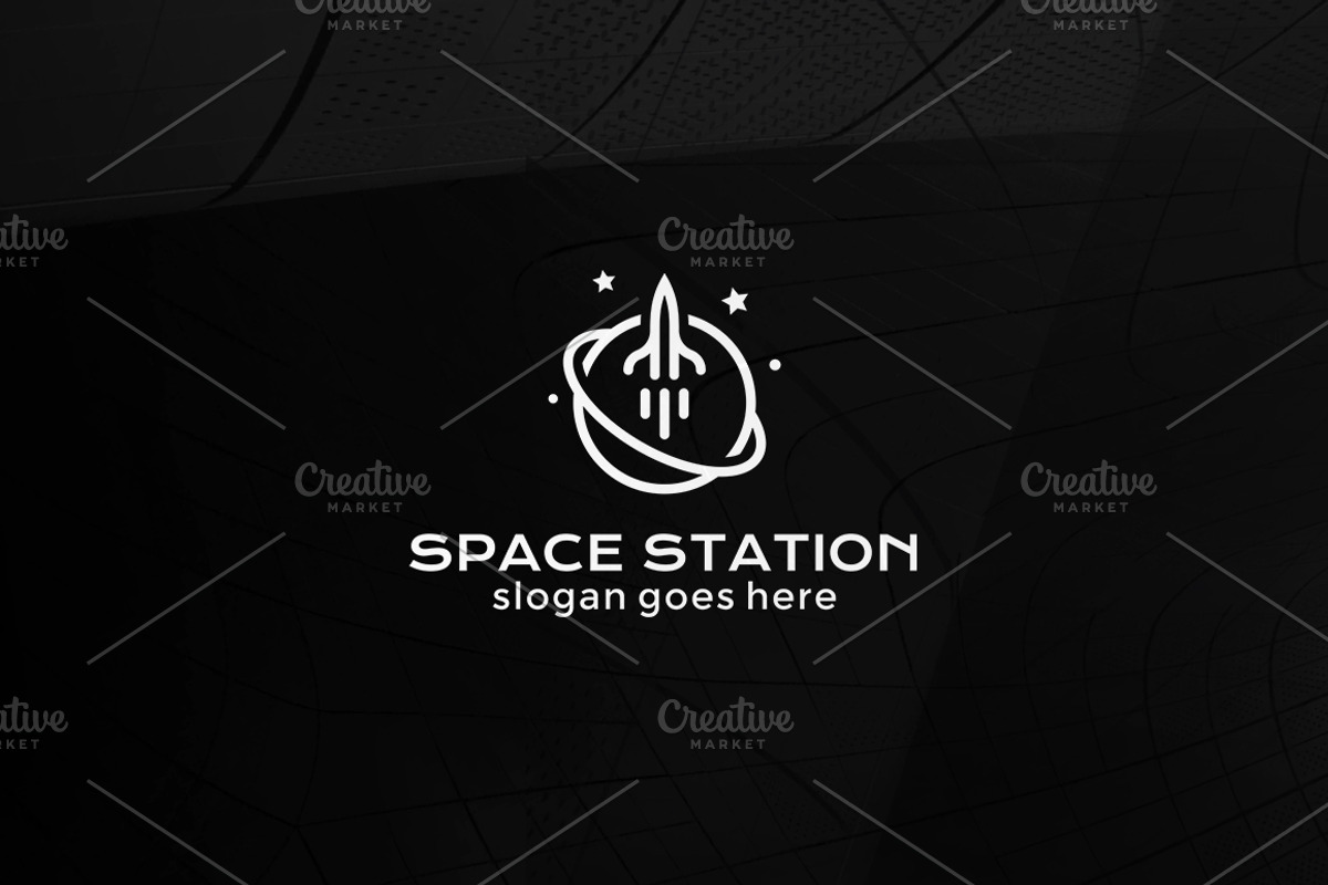 Rocket logo template, spaceship (8), a Branding & Logo Template by pne-design (Photo 2 of 2)