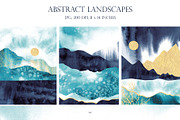 Ocean Watercolor & Gold Collection, a Decorative Illustration by InstaDesignPro (Thumbnail 2 of 13)