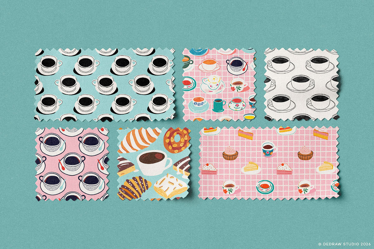 Café Collection: Graphics & Patterns, a Pattern Graphic by Dedraw Studio (Photo 9 of 15)
