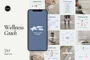 Wellness Coach Template - Canva, a Social Media Template by Willoe Studio (Thumbnail 1 of 12)