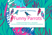 Designs with funny and bright parrot, a Stationery Template by Tanna.ART (Thumbnail 1 of 10)