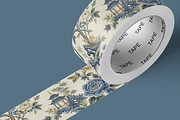 Blue Chinoiserie Seamless Pattern, a Pattern Graphic by elif (Thumbnail 10 of 13)