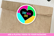 Neon Shipping Sticker Templates, a Marketing Template by SunshineStudioBoutique (Thumbnail 6 of 10)