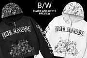 Distressed Hoodie Mockup, a Hoody Mockup by yalanois (Thumbnail 2 of 5)
