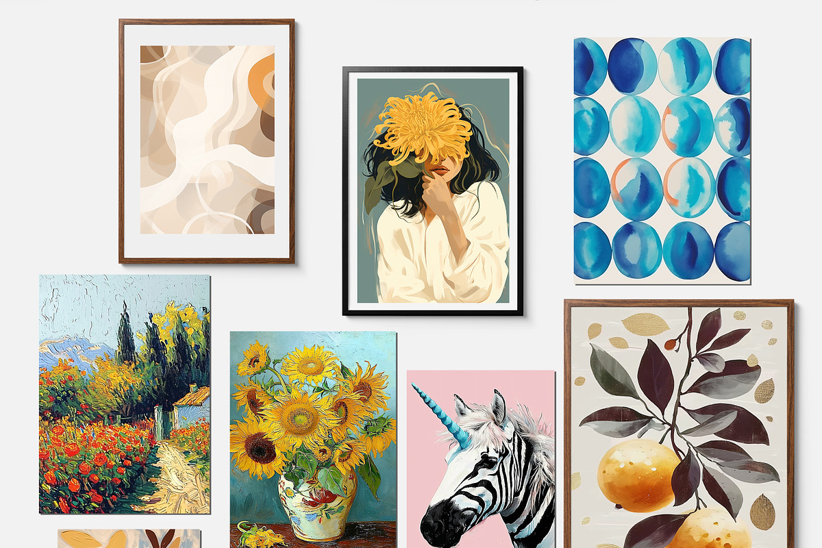 70 Minimalist Art Print Gallery, a Background Graphic by Muzi pear studio (Photo 7 of 8)