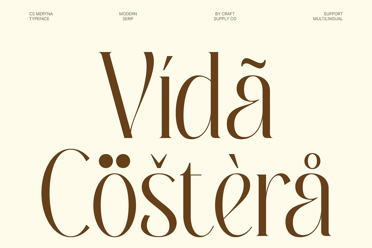 CS Meryna – Stylish Serif Font, a Serif Font by Craft Supply Co. (Photo 7 of 8)