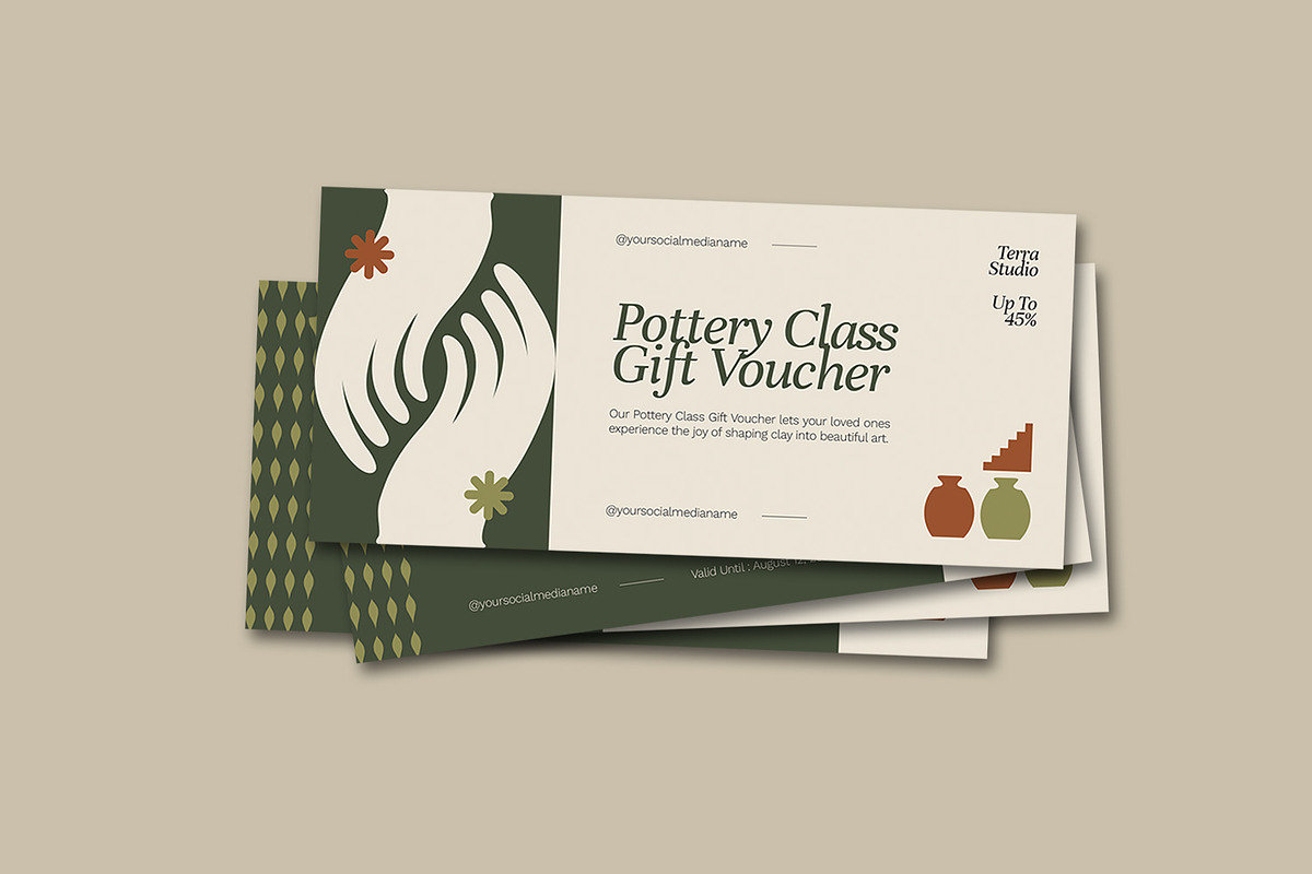 Terra Studio - Gift Voucher, a Card Template by Fannan Studio (Photo 1 of 3)