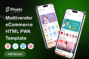 Shoply - Multivendor eCommerce PWA, a HTML Template by RiveupDigital (Thumbnail 1 of 11)