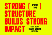 Sektor - Bold Modern Condensed Font, a Sans Serif Font by roomspace creative lab (Thumbnail 9 of 10)