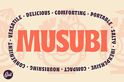 Musubi, a Font by Jonathan Ball (Thumbnail 1 of 8)