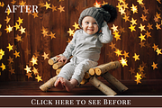 Gold Stars Bokeh Photo Overlays, a Layer Style Add-On by BrownLeopard (Thumbnail 7 of 9)