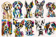 Doodle Cartoon Dogs, an Animal Illustration by PrintHaven Designs (Thumbnail 6 of 10)
