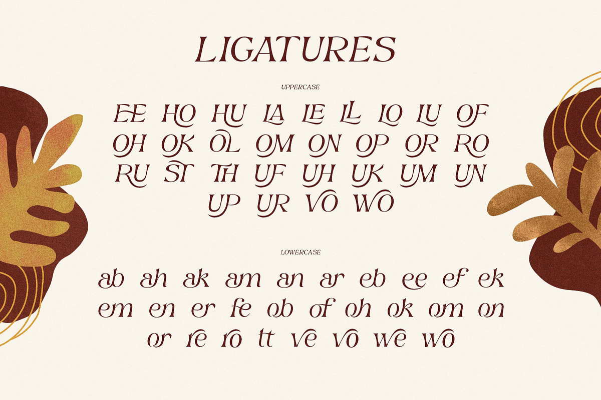 Mahony Browns Typeface, a Serif Font by alit design (Photo 9 of 15)