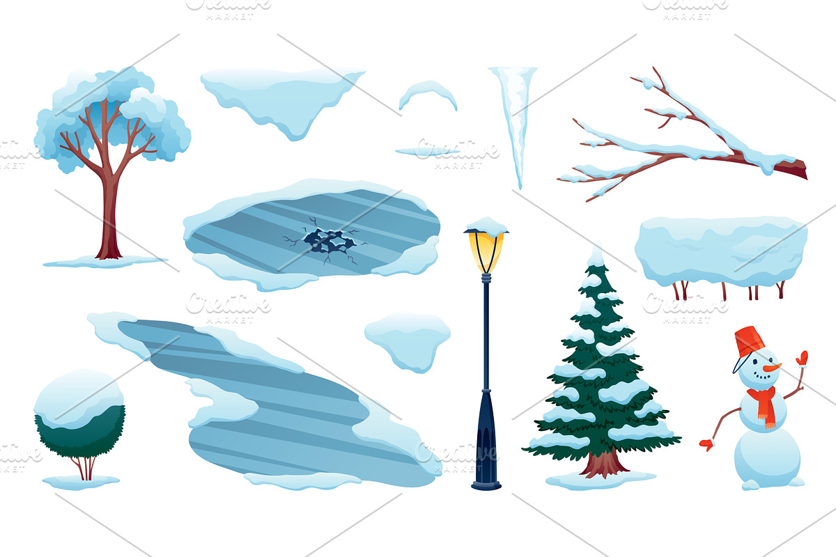 Winter nature design element, an Object Illustration by Things for designers