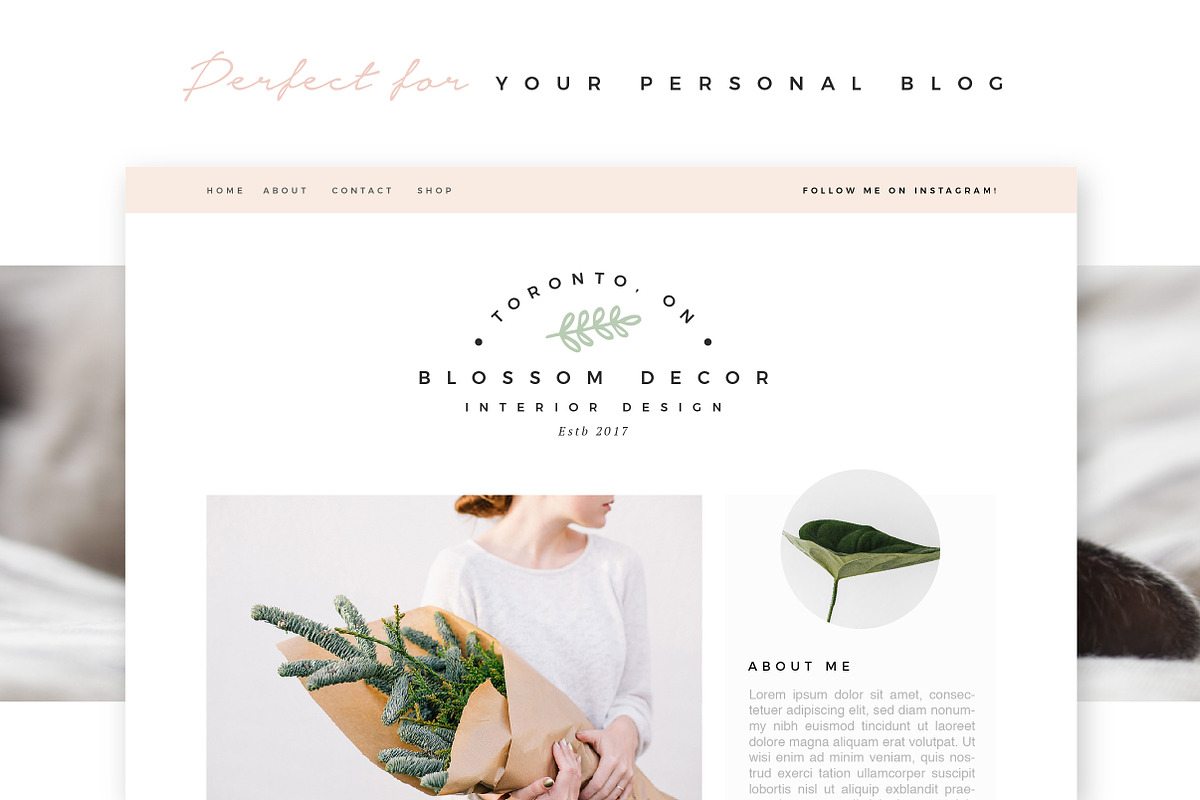 25 Delicate Feminine Logos - Vol 1, a Branding & Logo Template by Davide Bassu (Photo 2 of 6)