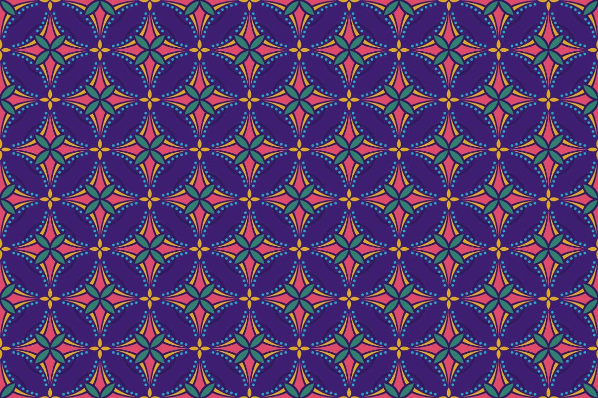 Seamless Pattern in Bright Color, a Pattern Graphic by Mightyfire
