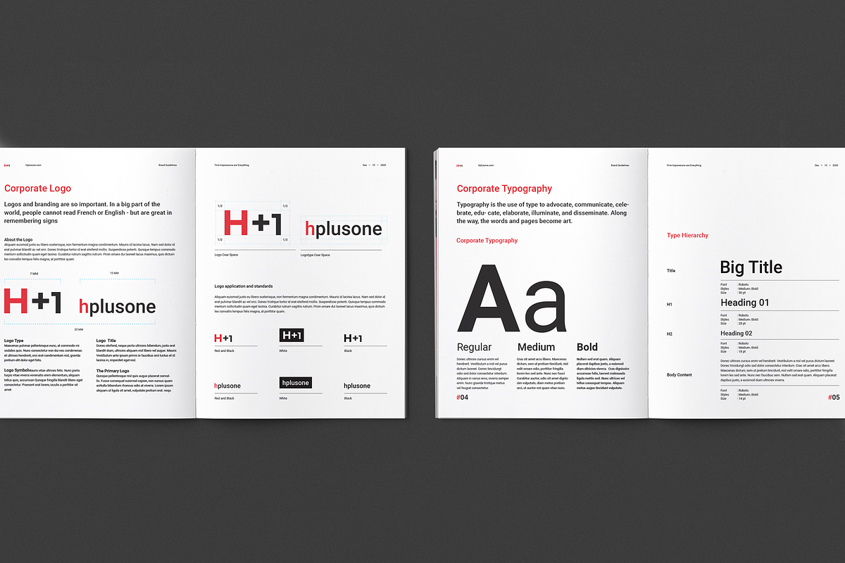 Brand Guidelines, a Brochure Template by BOXKAYU (Photo 6 of 15)