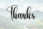 The Mountain | Script Font, a Handwritten Font by Scratchones (Thumbnail 9 of 9)